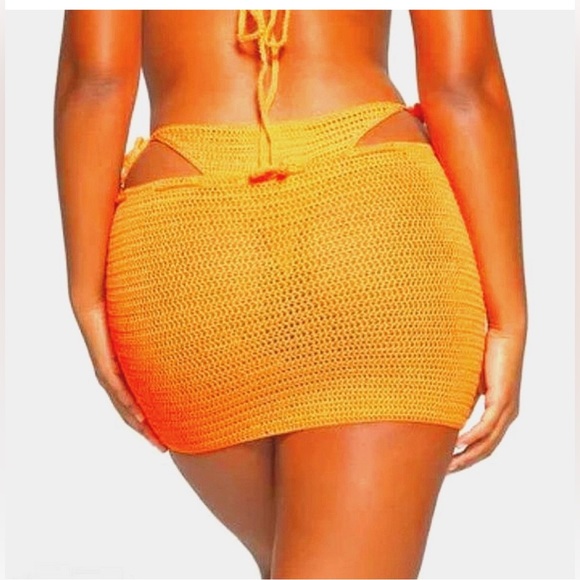 Skims Swim Crochet Mini Skirt Cover Up NWT. Size 4x - Picture 7 of 10